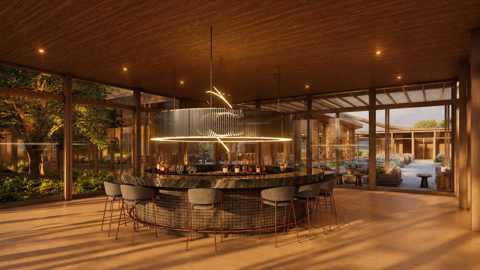 Indoor bar